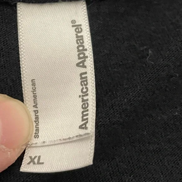 American Apparel black The Hold Steady graphic band tee sz XL *RARE* - Picture 6 of 10